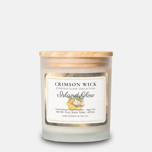 Island Glow – Luxe Glow Candle, 11 oz Apricot Coconut Blended Wax